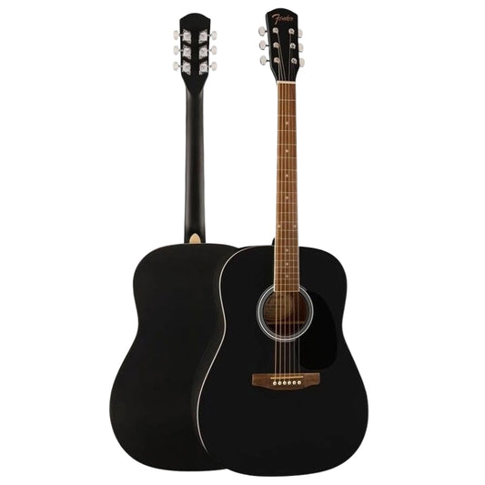 Fender 0971910006 FA-25 Dreadnought Acoustic Guitar, WN Black