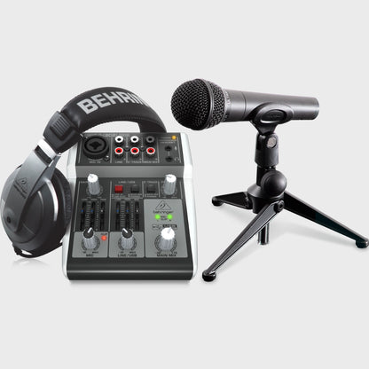 Behringer PODCASTUDIO 2 USB Complete PODCASTUDIO Bundle