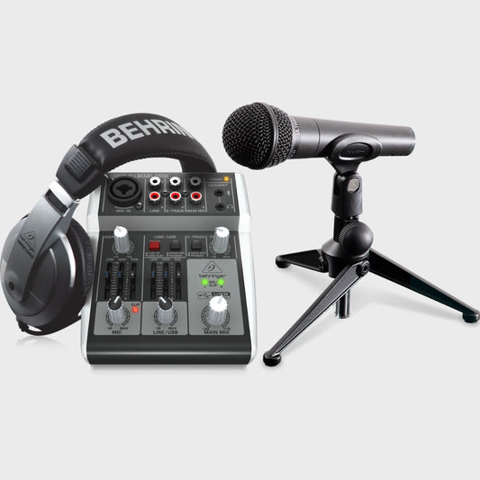 Behringer PODCASTUDIO 2 USB Complete PODCASTUDIO Bundle