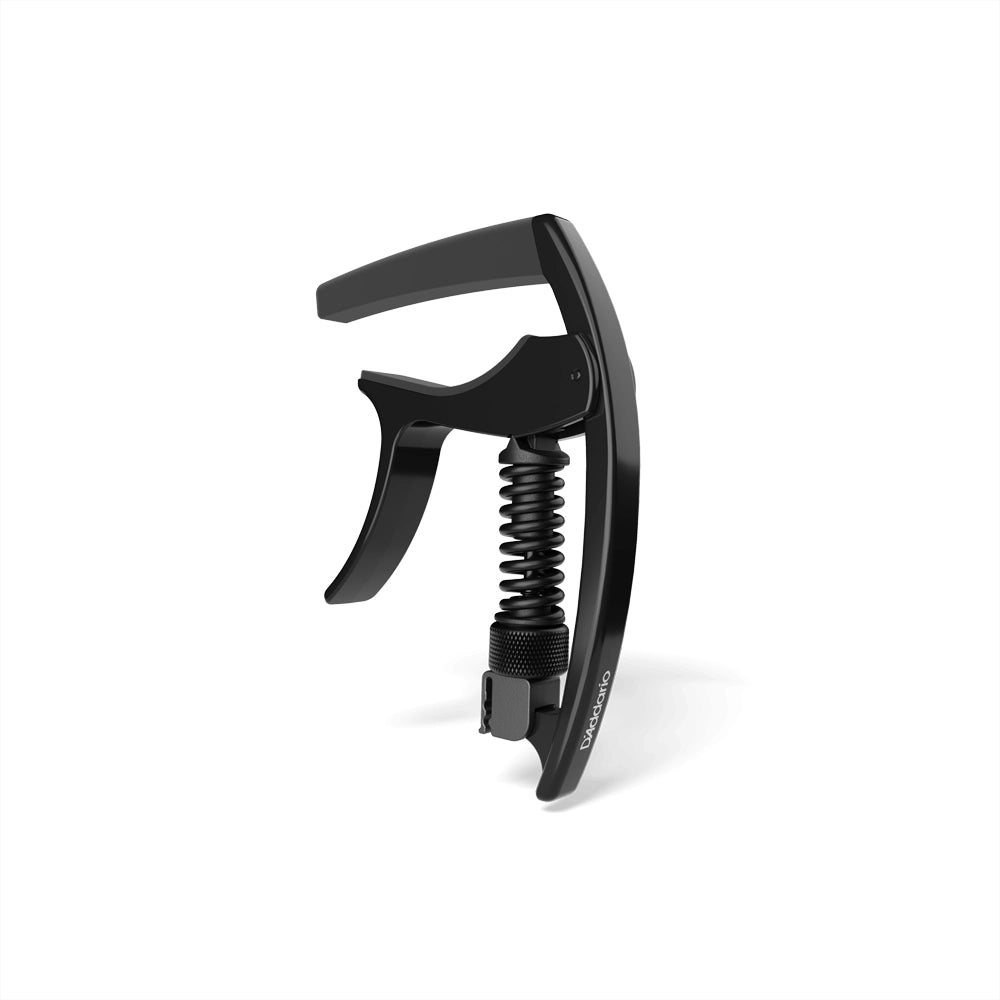 D'Addario Tri-Action Capo, Adjustable Tension, Black PW-CP-09