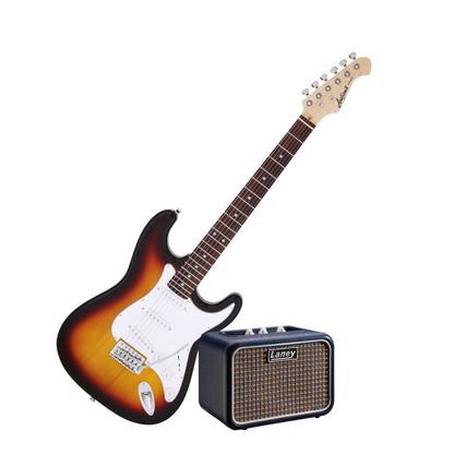 Aria STG-003 & Laney Mini Lion Electric Guitar Bundle