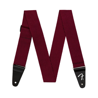 Fender 0991445406 Modern Tweed Strap, Black/Red 2"