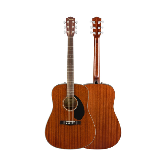 Fender 0970110022 CD-60S Dreadnought, All-Mahogany Acoustic Guitar