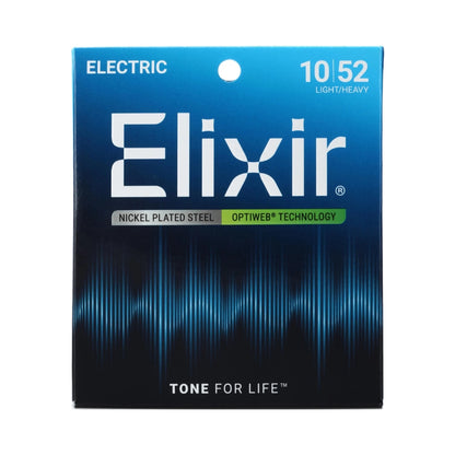 Elixir 19077 Optiweb Electric Guitar Strings - .010-.052 Light/Heavy