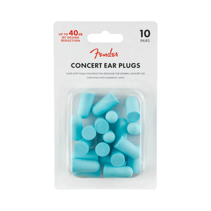Fender 0990541004 Concert Ear Plugs (10 Pair), Daphne Blue