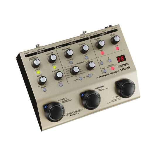 BOSS VE-8 Acoustic Singer Vocal Effects Processor