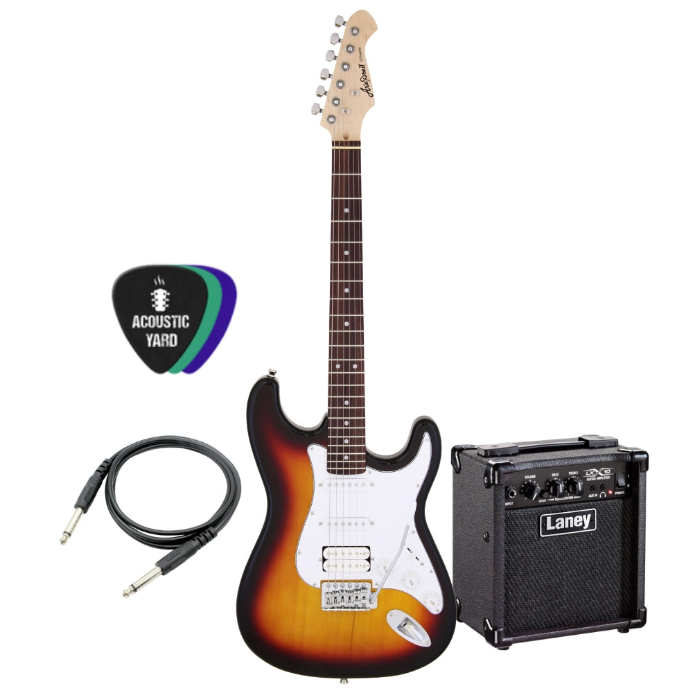 Aria Pro HSS Electric Guitar Bundle