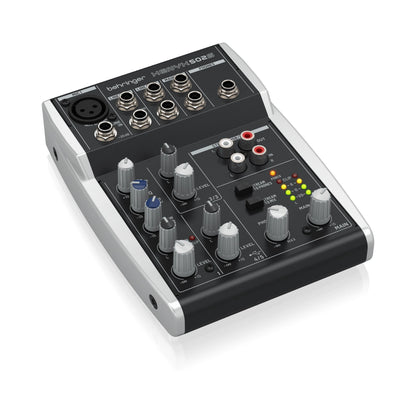 Behringer XENYX 502S Analog 5-Input Mixer with USB Streaming Interface