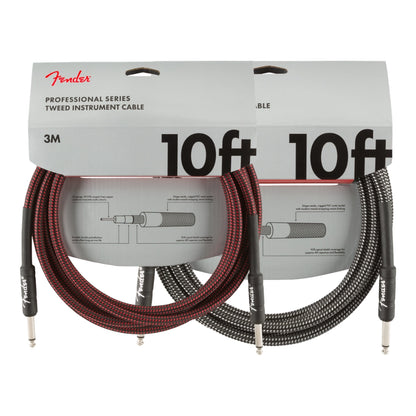 Fender Professional Series Tweed Instrument Cables (Multiple Colors Available)