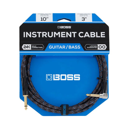 BOSS BIC-10A Instrument Cable (Angled)