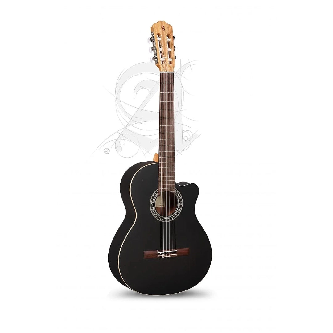 Alhambra Black Satin CW EZ Electro-Classical Guitar