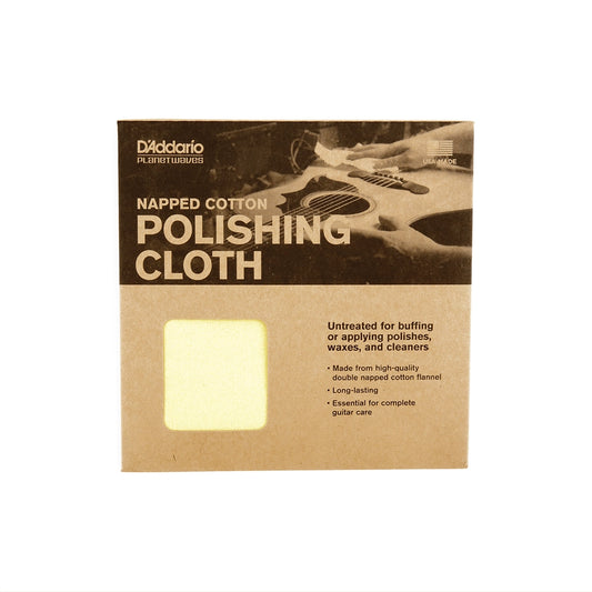D'Addario Napped Cotton Polishing Cloth For All Instruments PWPC2