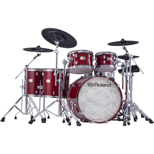 Roland VAD716 Electric V-Drums Acoustic Design - Gloss Crimson Finish