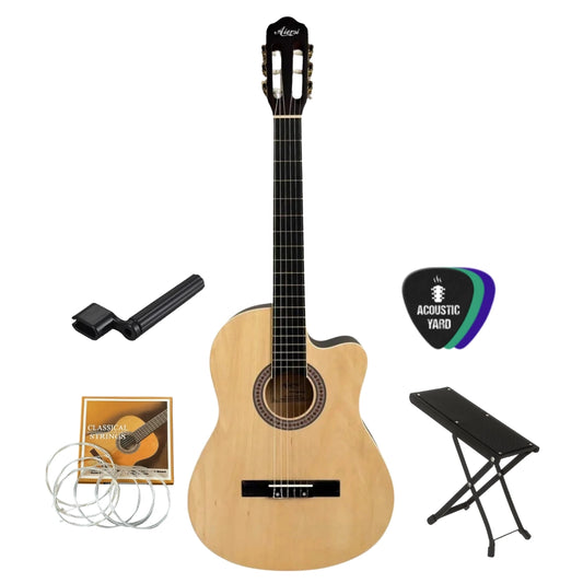 Aiersi Classical Guitar Bundle