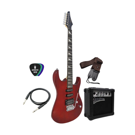 Smiger HSS Electric Guitar Bundle