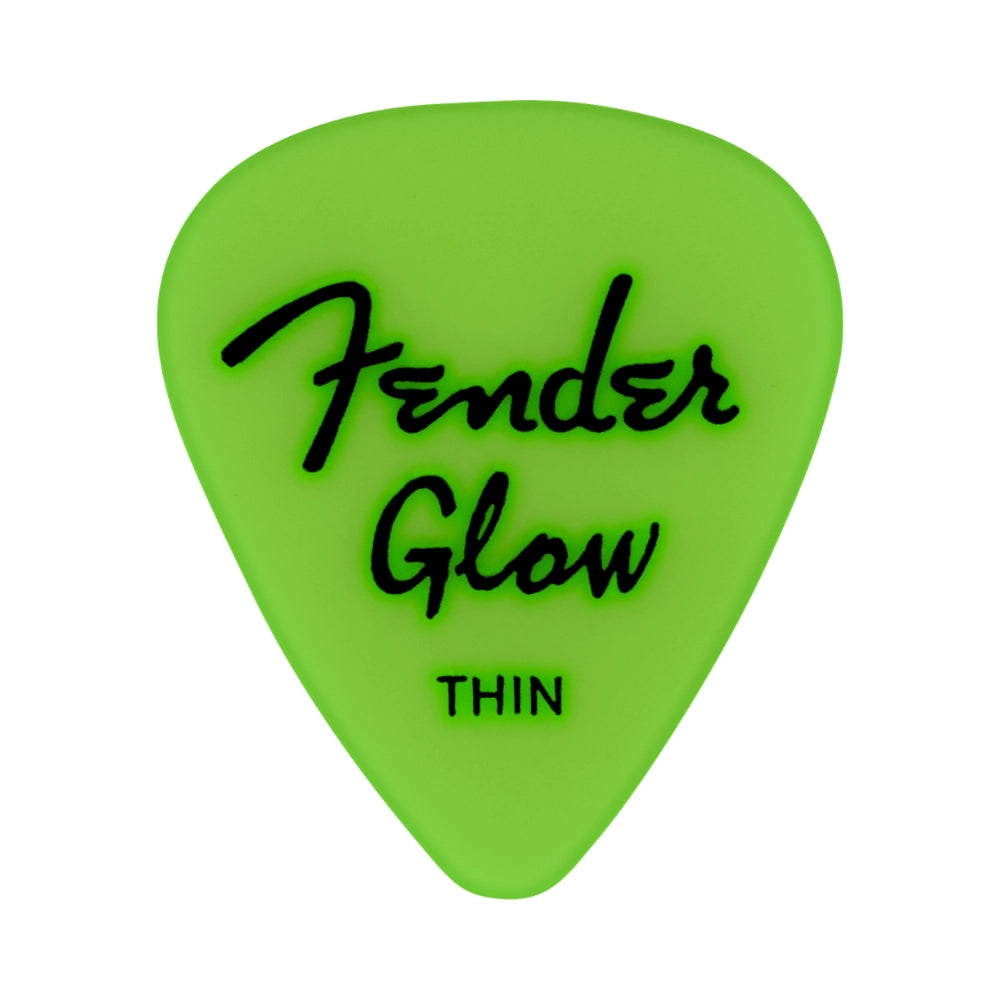 Fender 1980351020 Glow In The Dark 351 Picks, 12-Pack