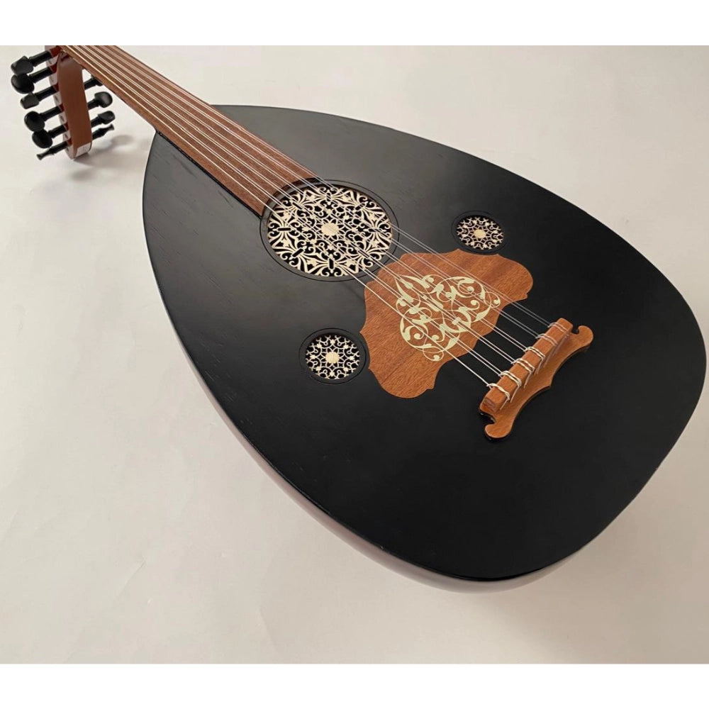 Zeryab Iraqi Oud Black with Fixed Bridge