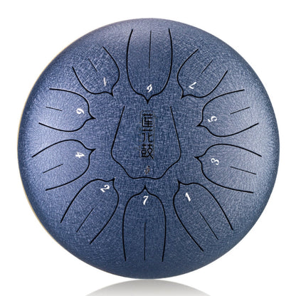 HUASHU THS11-12 Carbon Steel Tongue Drum 12 Inch 11 Notes C Major (2 Colors Available)