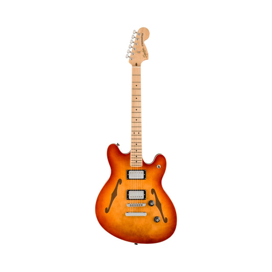 Fender 0378452547 Squier Affinity Series Starcaster Deluxe Semi-Hollow Electric Guitar