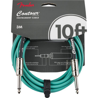 Fender Contour Series 10' Instrument Cables (Multiple Colors Available)