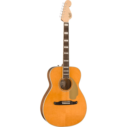 Fender 0971022334 California Vintage Malibu Acoustic Guitar with Case