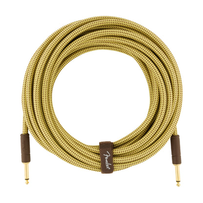 Fender 0990820076 Deluxe Series Instrument Cable, Straight/Straight, 25', Tweed
