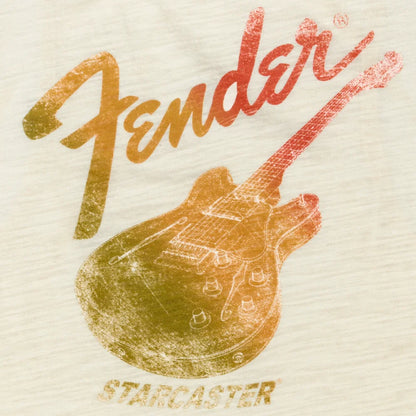 Fender 9190121406 Starcaster Women's Sleeveless T-Shirt, Natural M