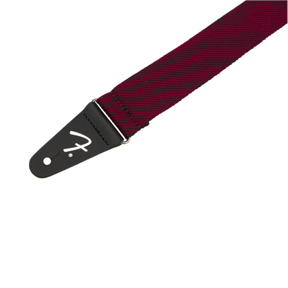 Fender 0991445406 Modern Tweed Strap, Black/Red 2"