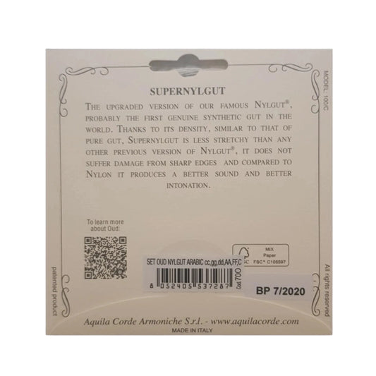 Aquila Oud SuperNylgut Series Oud Strings - Do Do Tuning