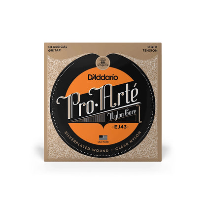 D'Addario Light Tension Nylon Classical Guitar Strings EJ43