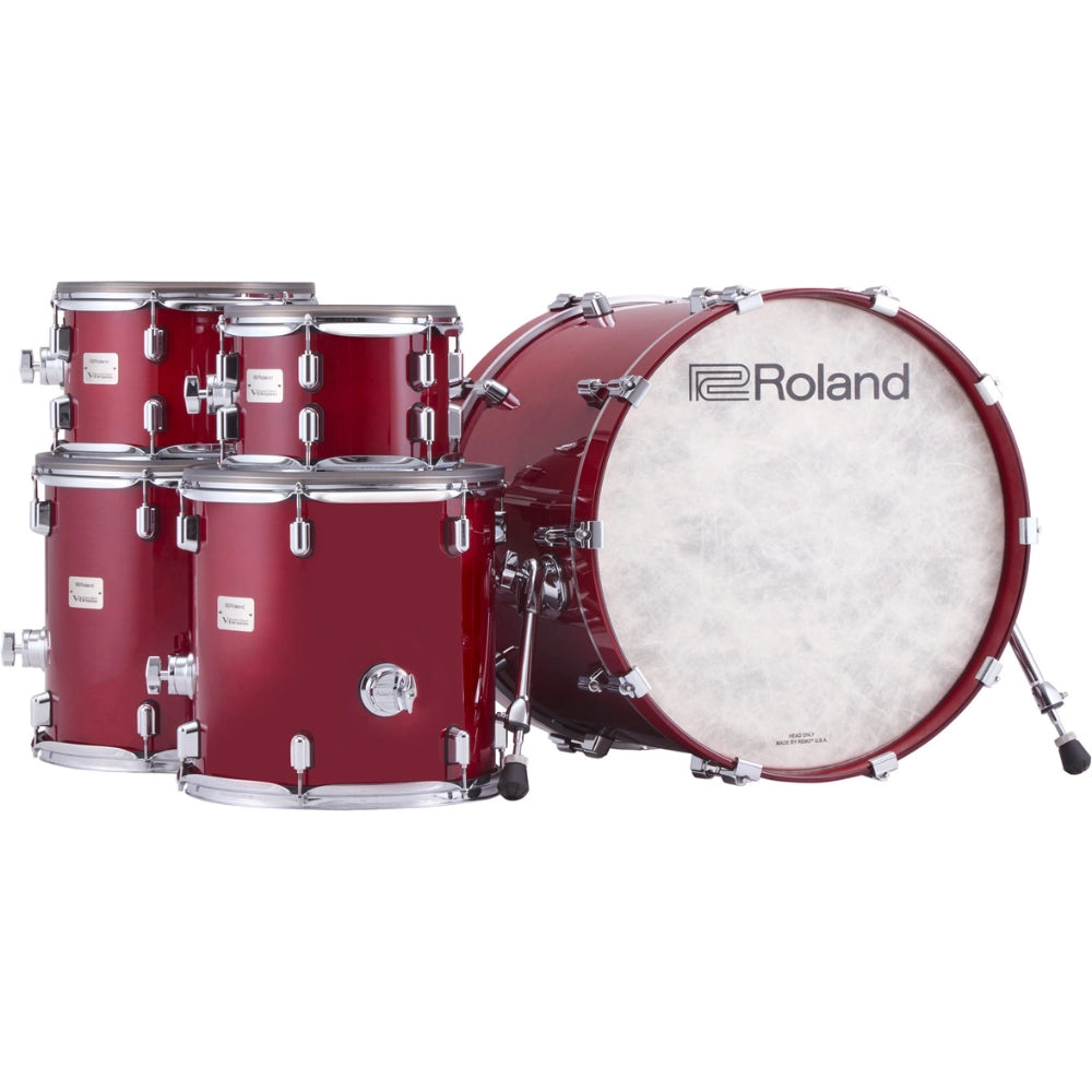 Roland VAD716 Electric V-Drums Acoustic Design - Gloss Crimson Finish