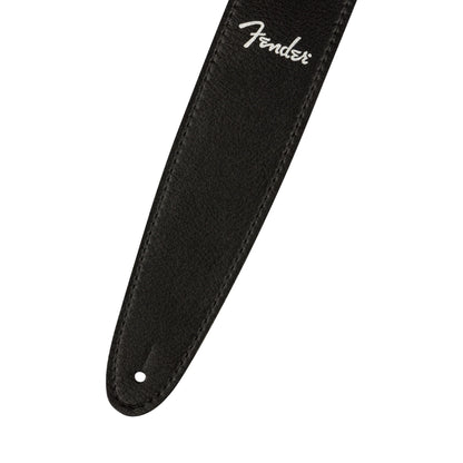 Fender 0990647000 Vegan Leather Strap, Black, 2.5", Microfiber
