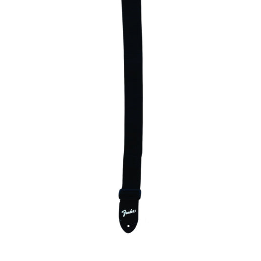 Fender 2" Polyester Strap, Leather End (Multiple Logo Colors Available)