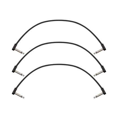 Fender 0990825010 Blockchain 12" Patch Cable, 3-pack, Angle/Angle