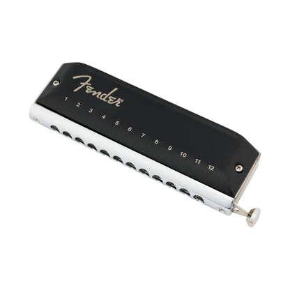 Fender 0990701101 Groove Pro™ Chromatic 12-Hole Harmonica, Key of C