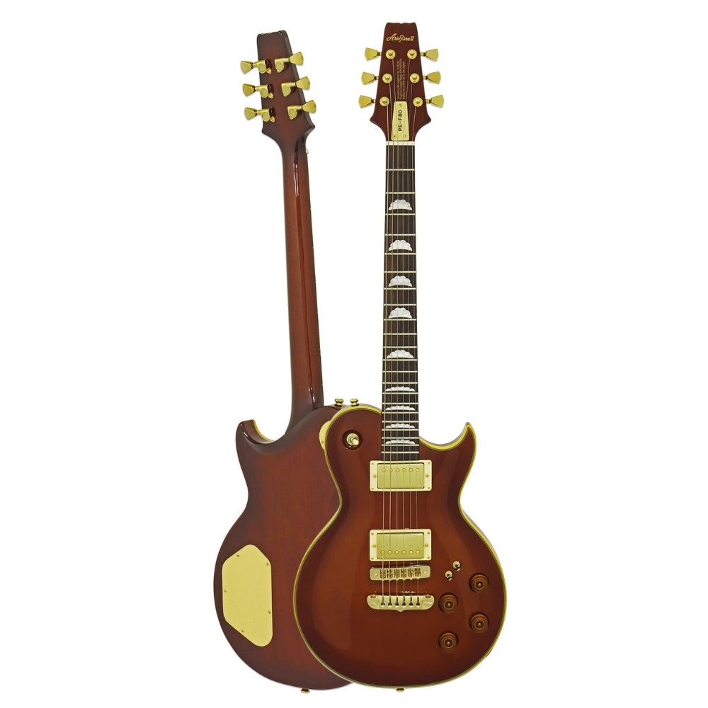 Aria PE-F80 Les Paul Style Electric Guitar (Multiple Colors Available)