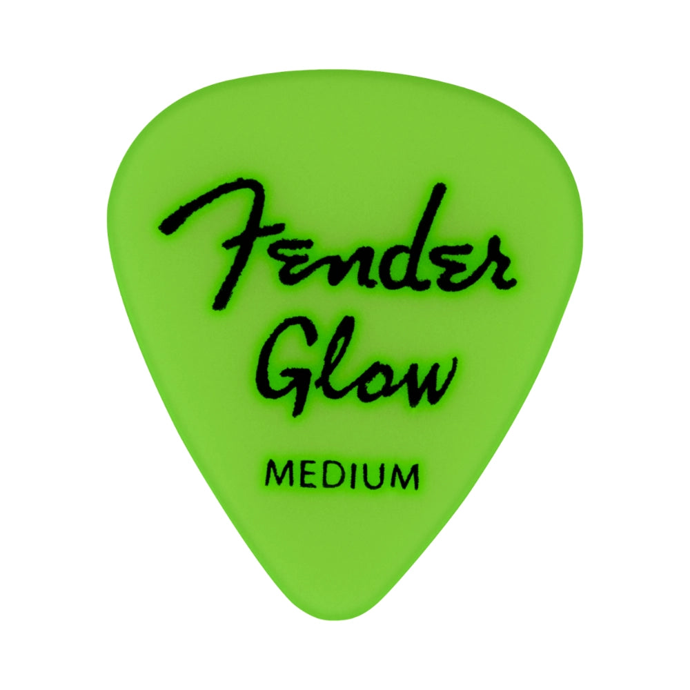 Fender 1980351020 Glow In The Dark 351 Picks, 12-Pack