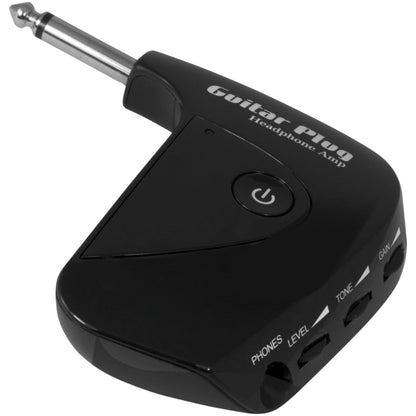 Guitar Plug Headphone Amp with Distortion Effect