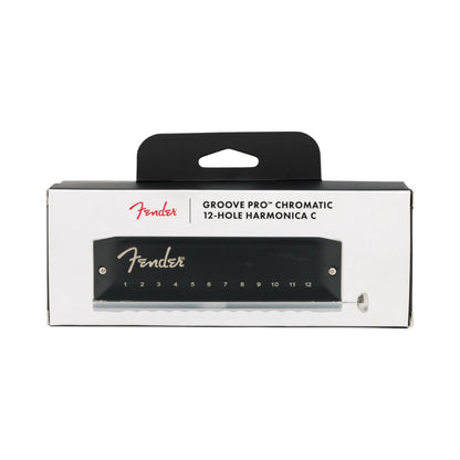 Fender 0990701101 Groove Pro™ Chromatic 12-Hole Harmonica, Key of C