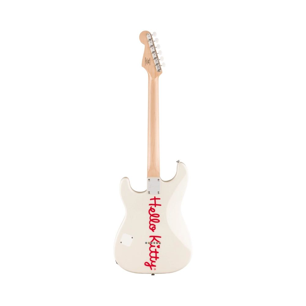 Fender's Squier 0379102980 Fender x Hello Kitty White Stratocaster