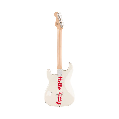 Fender's Squier 0379102980 Fender x Hello Kitty White Stratocaster