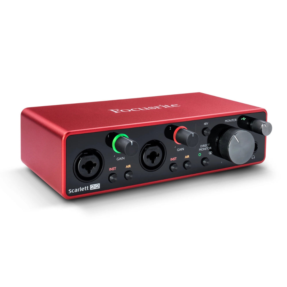 Focusrite Scarlett 2i2 [3rd Gen] 2-in, 2-out USB Audio Interface