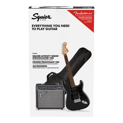 Fender's Squier Affinity Series Stratocaster HSS Electric Guitar Pack (Multiple Colors Available)