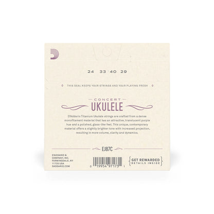 D'Addario Concert Ukulele Strings Set EJ87C