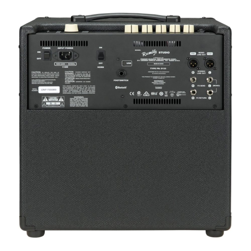 Fender 2376004000 Rumble Studio 40 Modelling Digital Bass Amplifier