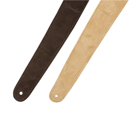 Fender 0990691021 Reversible Suede Strap, Brown/Tan, 2"