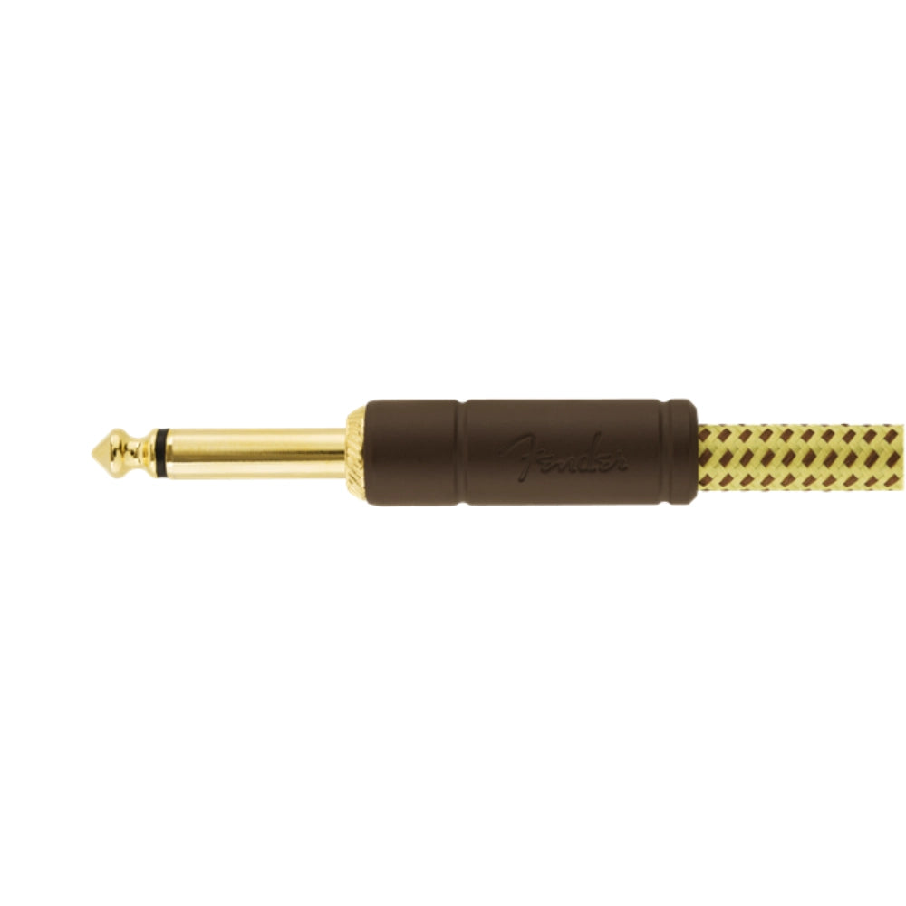Fender 0990820076 Deluxe Series Instrument Cable, Straight/Straight, 25', Tweed