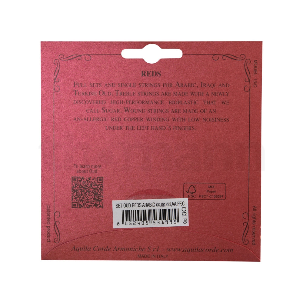 Aquila Red Series Oud Strings - Do Do Tuning