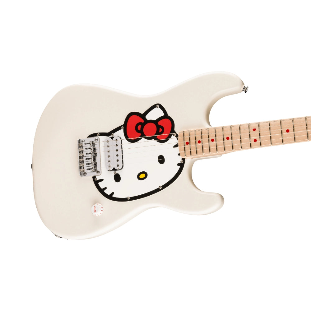 Fender's Squier 0379102980 Fender x Hello Kitty White Stratocaster