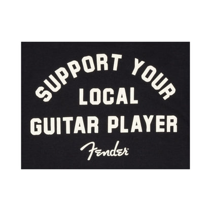 Fender 9193828406 Support Your Local Guitar Player Tee, Black, M